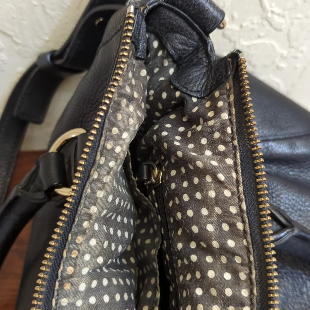 💎 kate spade NY Black Berkshire Road Bernie Convertible Satchel - Flawed Gem